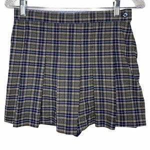 Tommy Hilfiger Plaid Pleated Skort Skirt Size 4